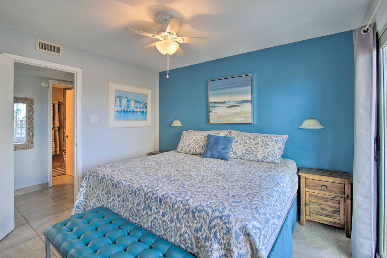 Sunny Oceanfront Condo On South Padre Island Beach Exterior foto