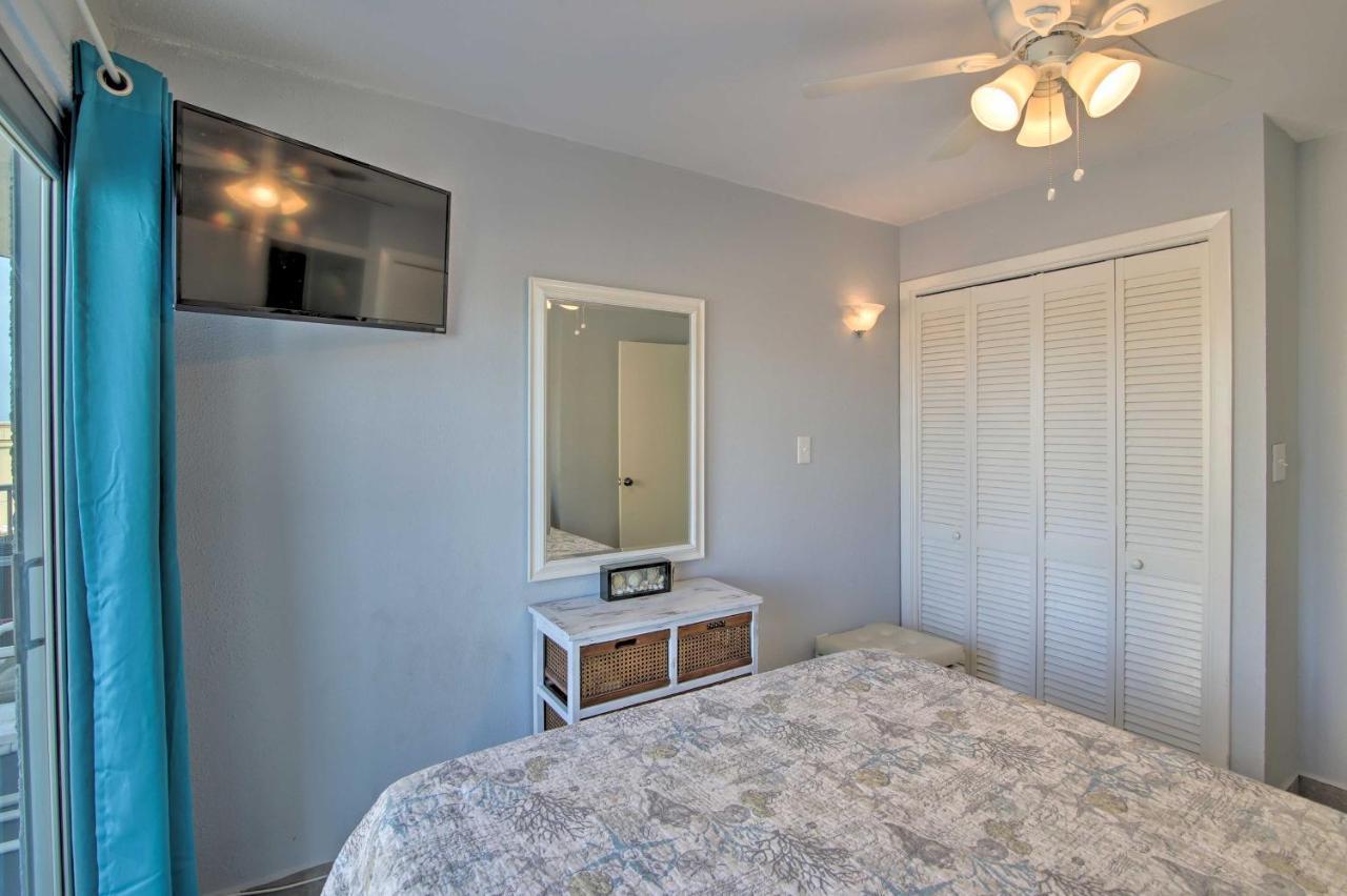 Sunny Oceanfront Condo On South Padre Island Beach Exterior foto